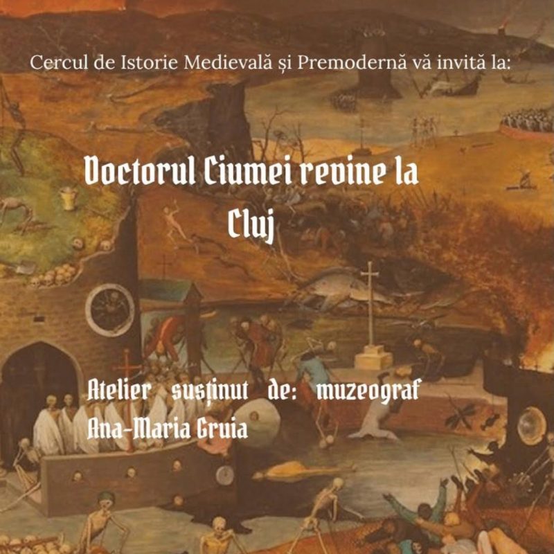 Read more about the article Prezentarea proiectului „Doctorului ciumei revine la Cluj” studentilor de la Cercul de Istorie Medievală și Premodernă